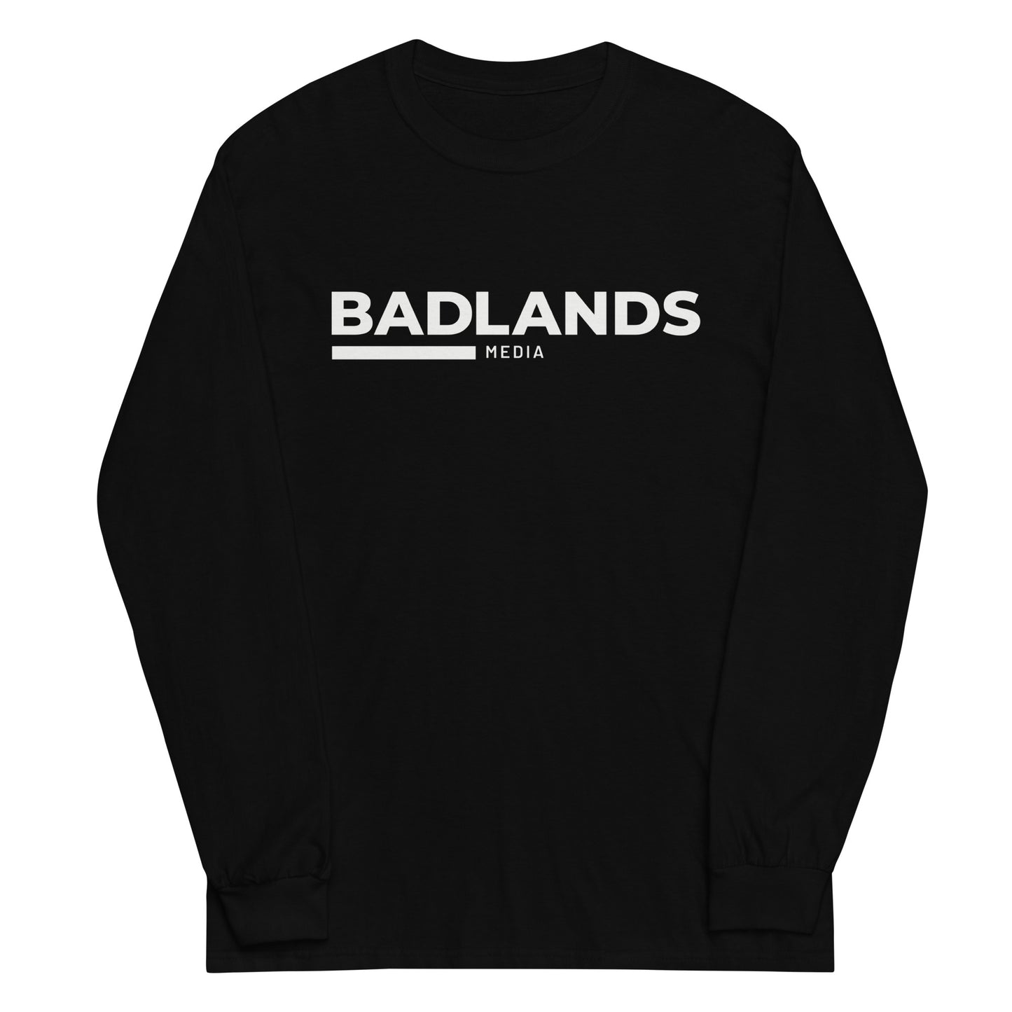 Badlands Unisex Long Sleeve T-Shirt (white logo)