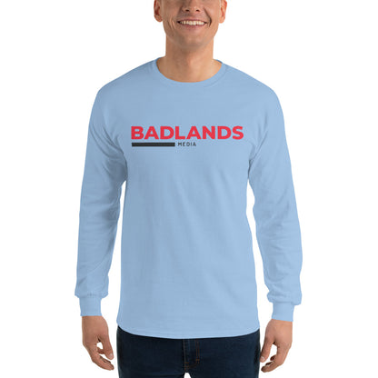 Badlands Unisex Long Sleeve T-Shirt (red/blk logo)