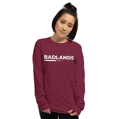 Badlands Unisex Long Sleeve T-Shirt (white logo)