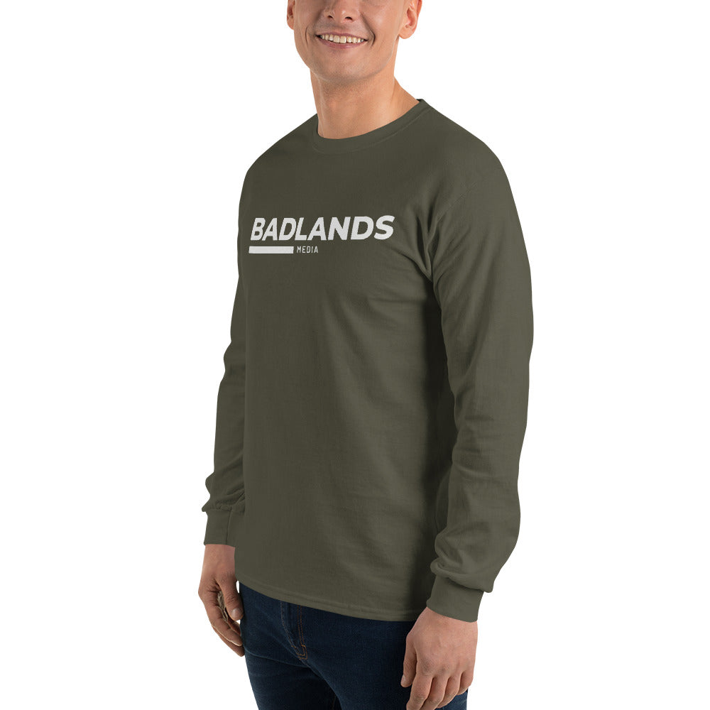 Badlands Unisex Long Sleeve T-Shirt (white logo)