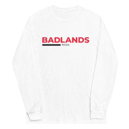 Badlands Unisex Long Sleeve T-Shirt (red/blk logo)