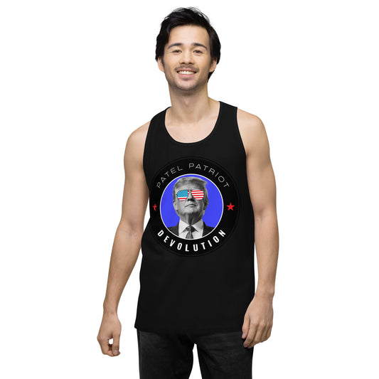 Trump Devolution Men’s premium tank top