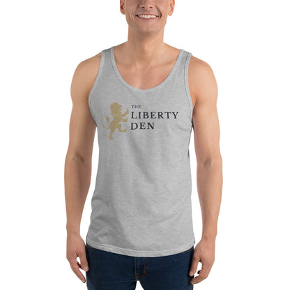 The Liberty Den Men's Tank Top (dark logo)