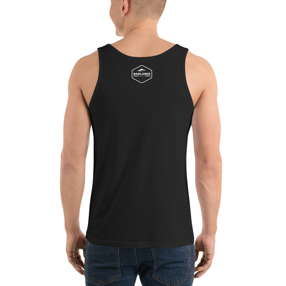 The Liberty Den Men's Tank Top (light logo)