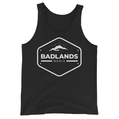 Badlands Unisex Tank Top with white logo