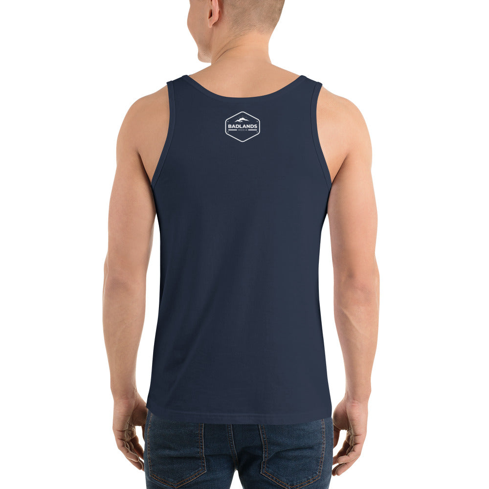 The Liberty Den Men's Tank Top (light logo)