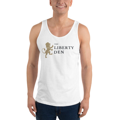 The Liberty Den Men's Tank Top (dark logo)