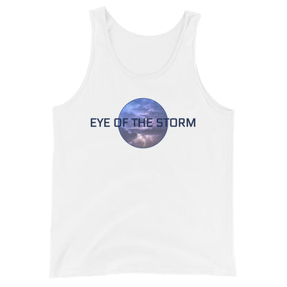 Eye of the Storm Unisex Tank Top (dark logo)