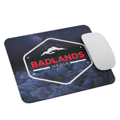 Badlands Mouse Pad in midnight nebula