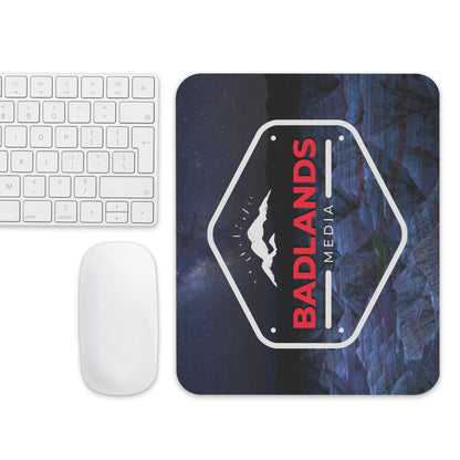 Badlands Mouse Pad in midnight nebula