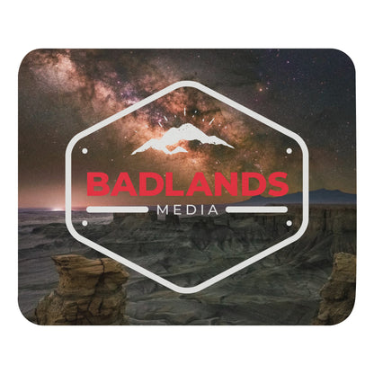 Badlands Mouse Pad in desert nebula