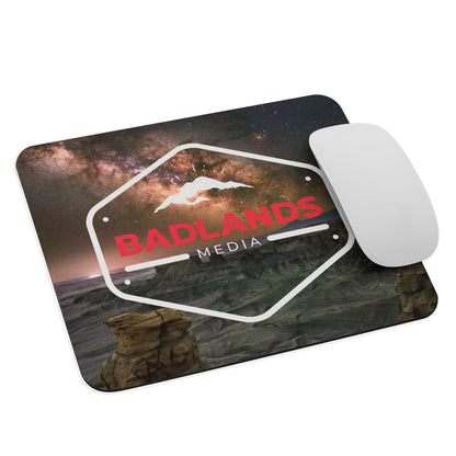 Badlands Mouse Pad in desert nebula