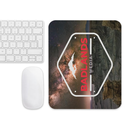 Badlands Mouse Pad in desert nebula