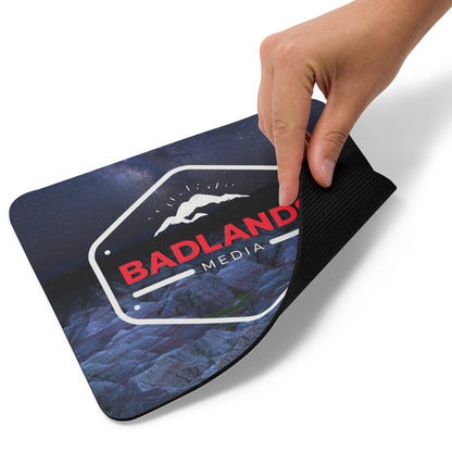 Badlands Mouse Pad in midnight nebula