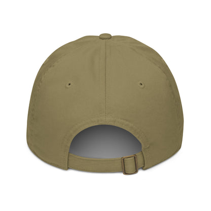 Devolution Organic dad hat (dark logo)