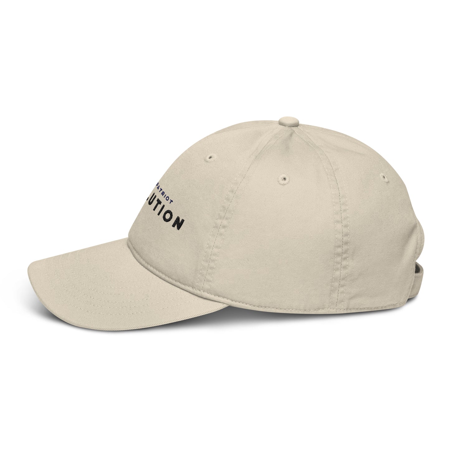 Devolution Organic dad hat (dark logo)