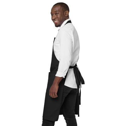 Badlands Organic cotton apron with white logo