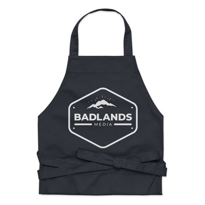 Badlands Organic cotton apron with white logo