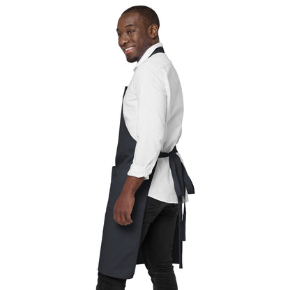 Badlands Organic cotton apron with white logo