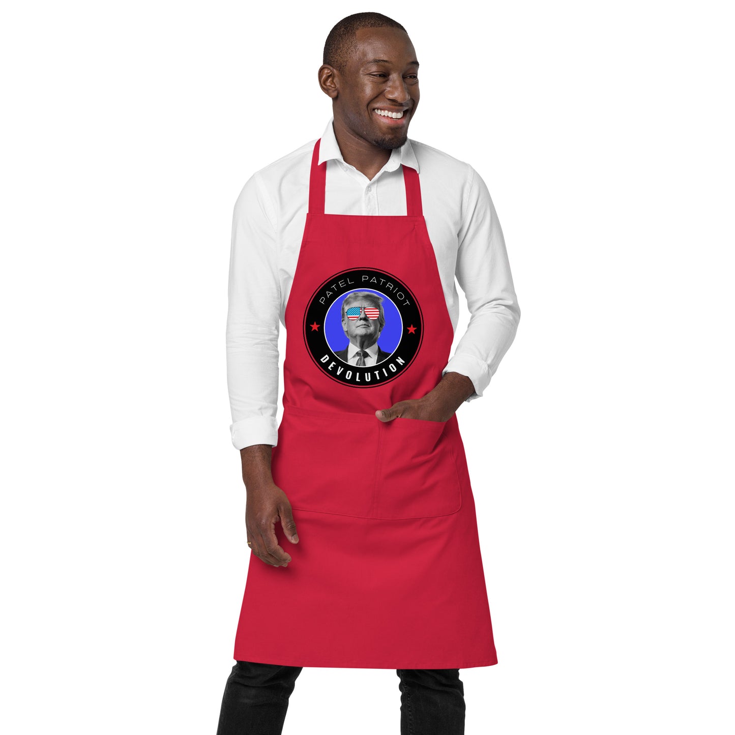 Trump Devolution Organic cotton apron