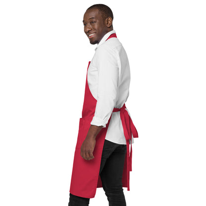 Badlands Organic cotton apron with white logo