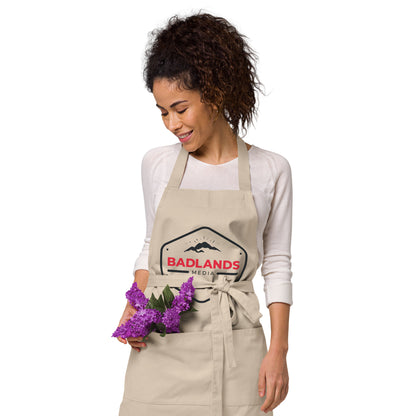 Badlands Organic cotton apron in naturtal