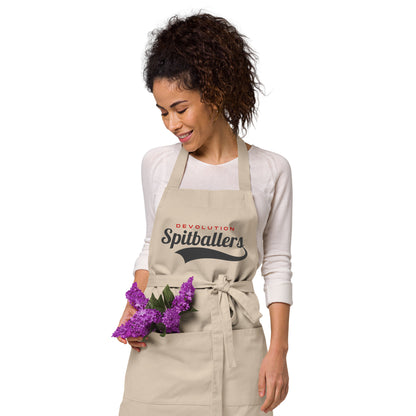 Spitballers Organic cotton apron (dark logo)