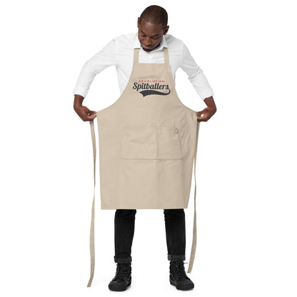 Spitballers Organic cotton apron (dark logo)