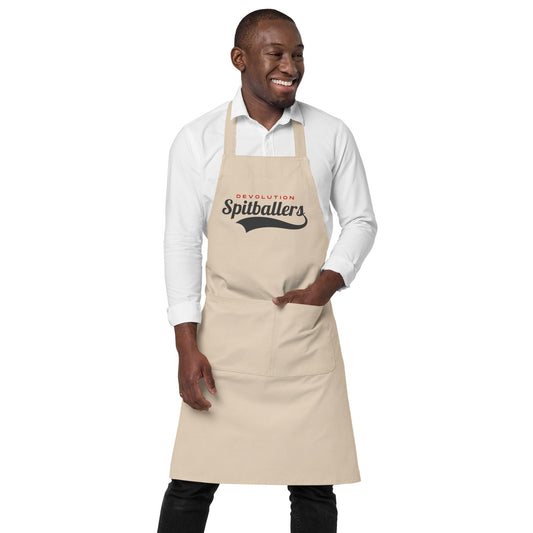 Spitballers Organic cotton apron (dark logo)