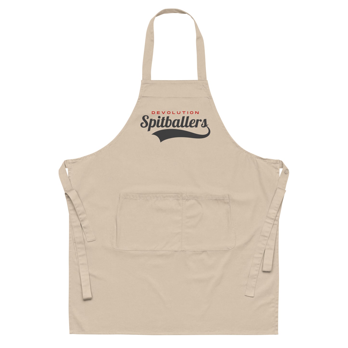 Spitballers Organic cotton apron (dark logo)