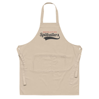 Spitballers Organic cotton apron (dark logo)