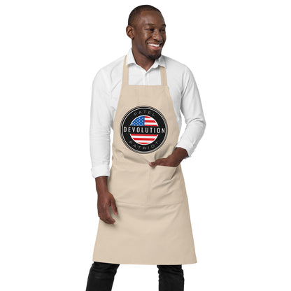 Devolution Circle Organic cotton apron