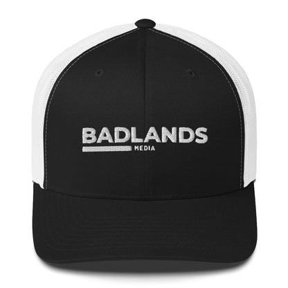 Badlands Trucker Cap with white logo