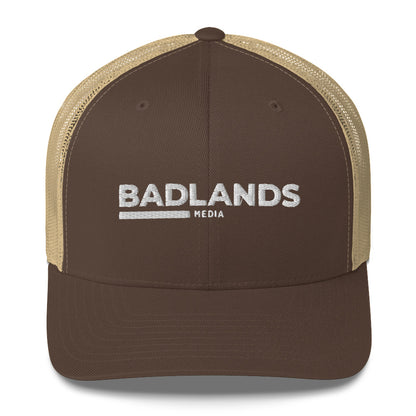 Badlands Trucker Cap with white logo