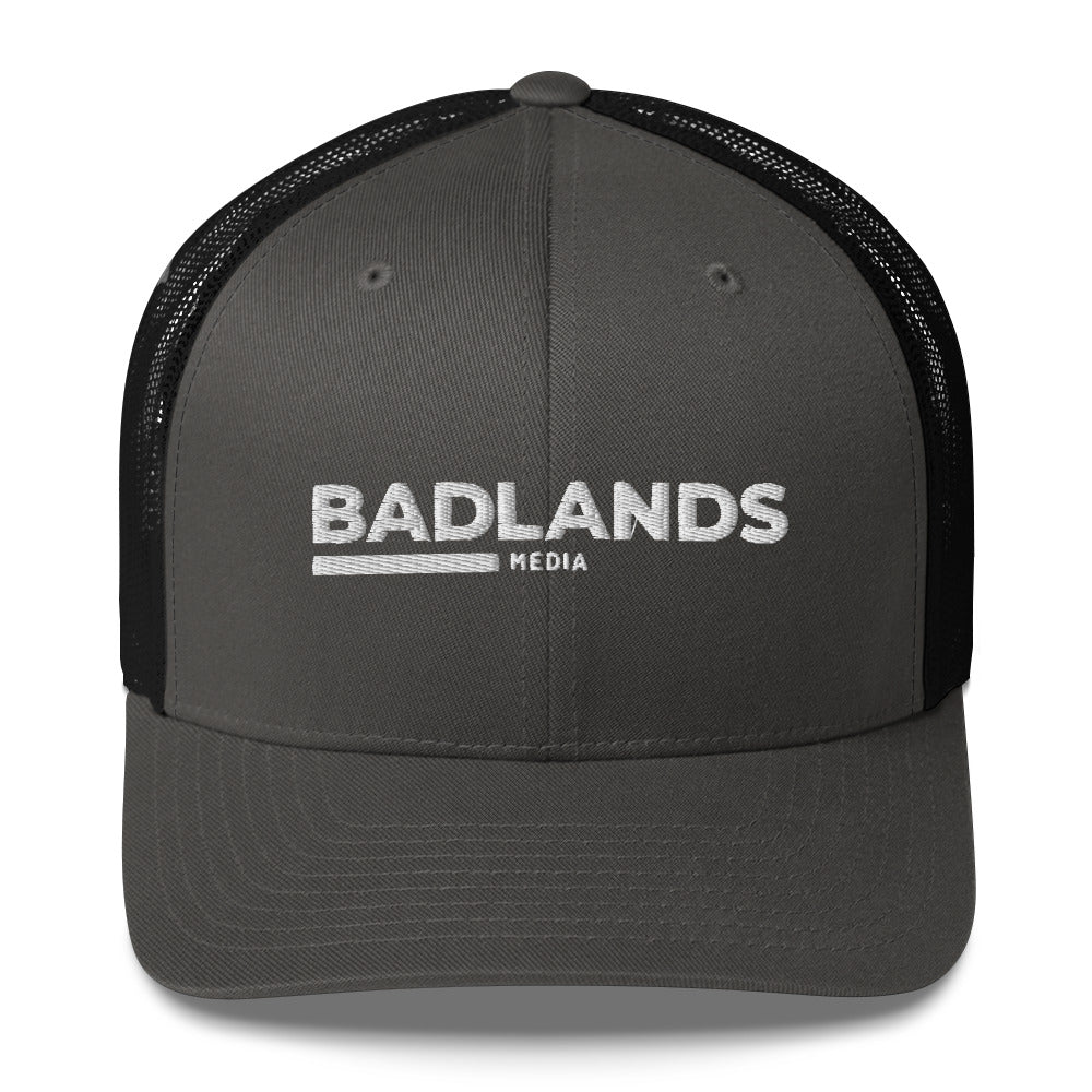 Badlands Trucker Cap with white logo