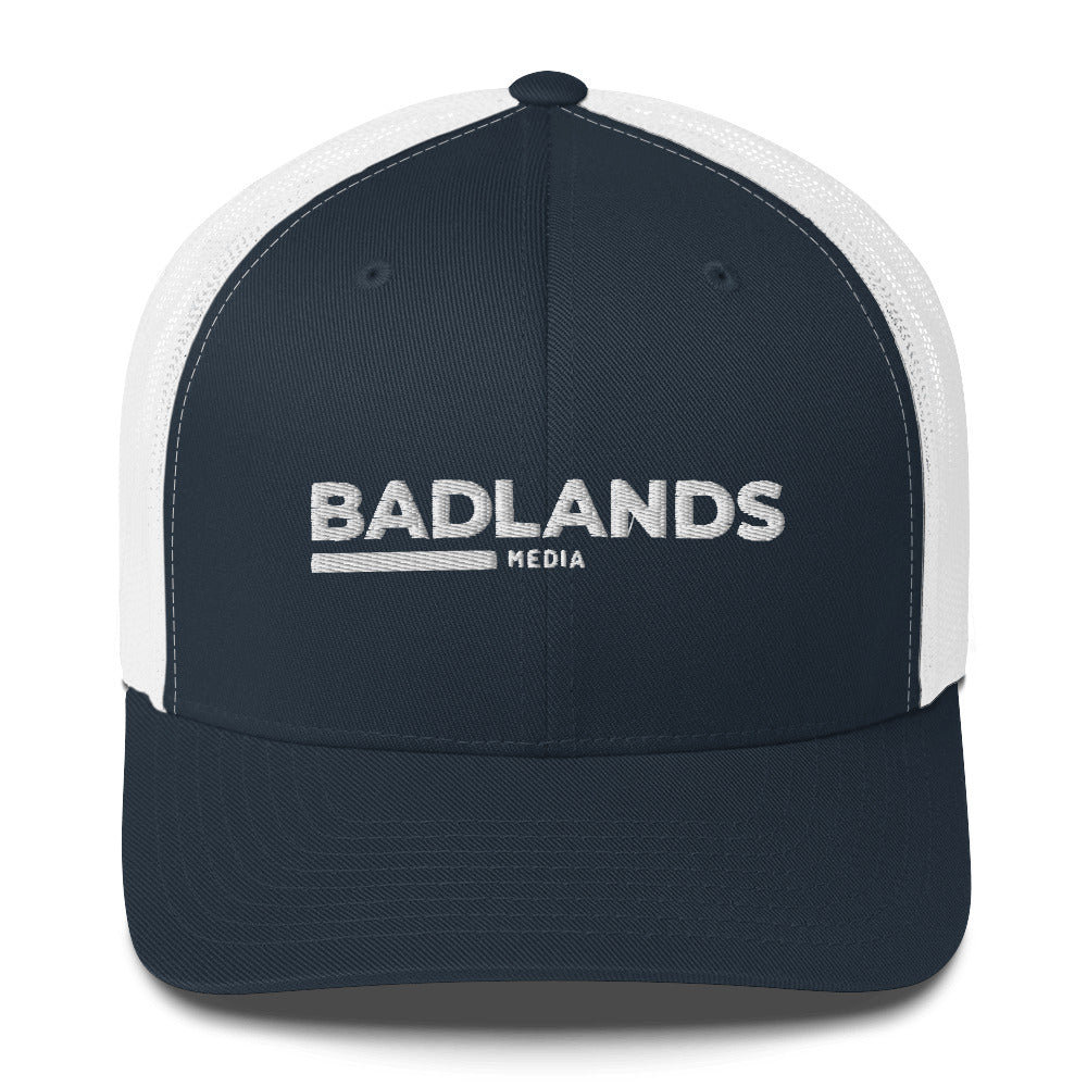 Badlands Trucker Cap with white logo