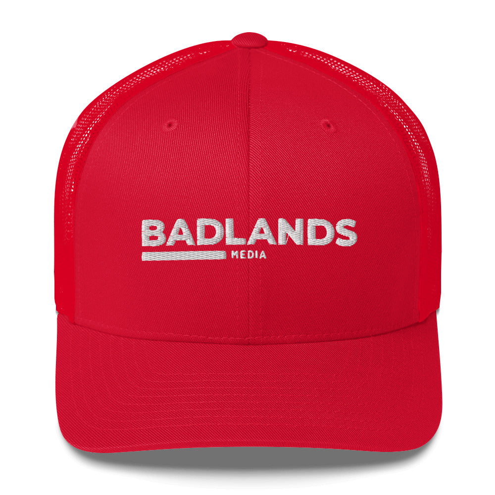 Badlands Trucker Cap with white logo