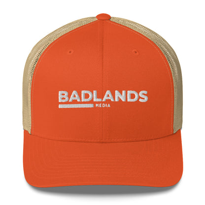 Badlands Trucker Cap with white logo