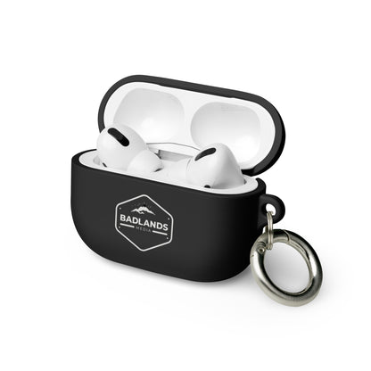 Badlands Rubber Case for AirPods® (white logo)