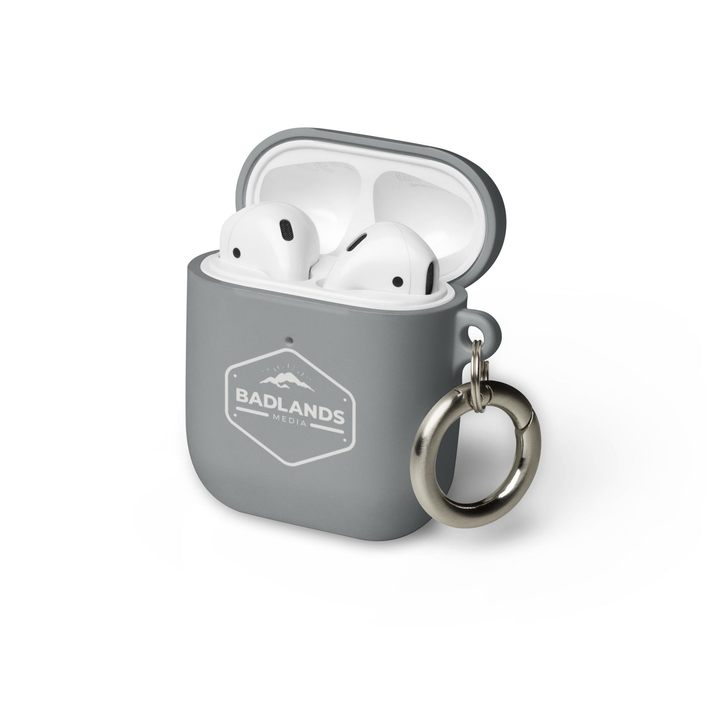 Badlands Rubber Case for AirPods® (white logo)