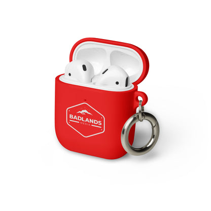 Badlands Rubber Case for AirPods® (white logo)