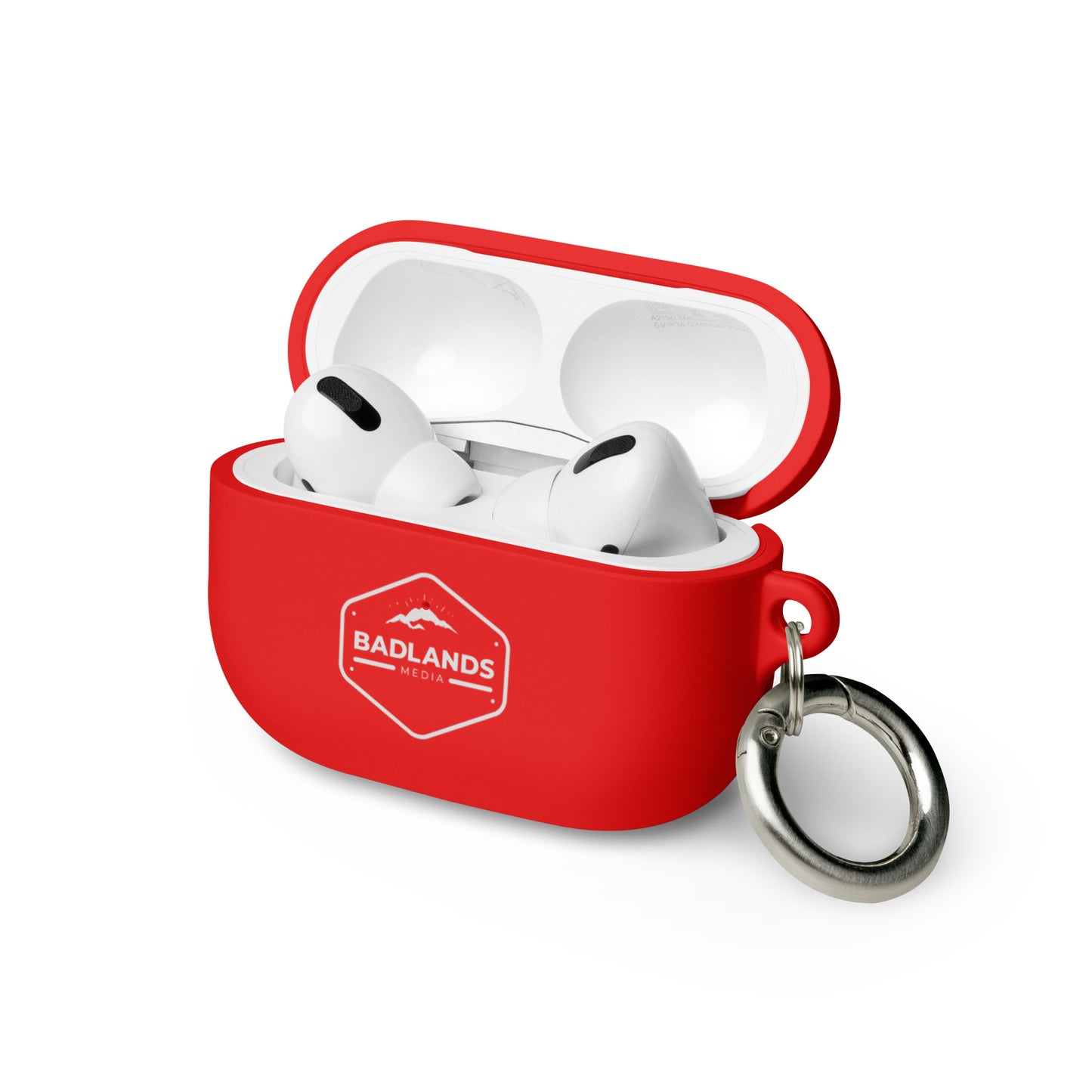 Badlands Rubber Case for AirPods® (white logo)