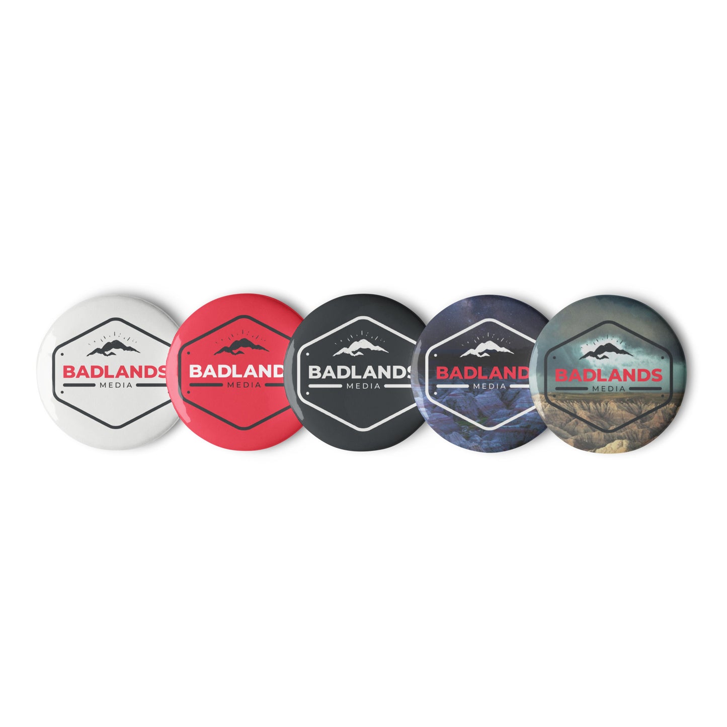 Badlands Buttons (set of 5)