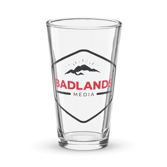 Badlands Shaker Pint Glass
