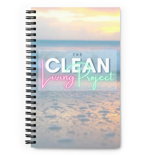 The Clean Living Project Spiral Notebook