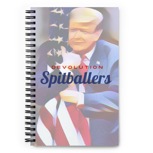 Spitballers Trump Hug Spiral notebook
