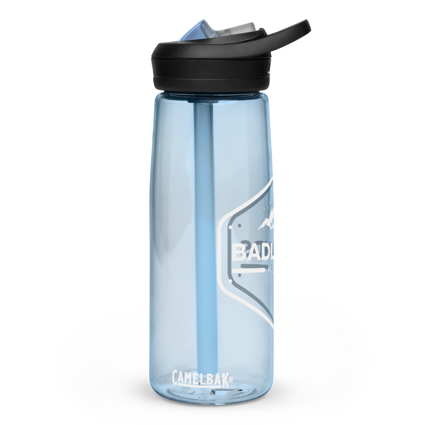 Badlands Sports Water Bottle (white logo)