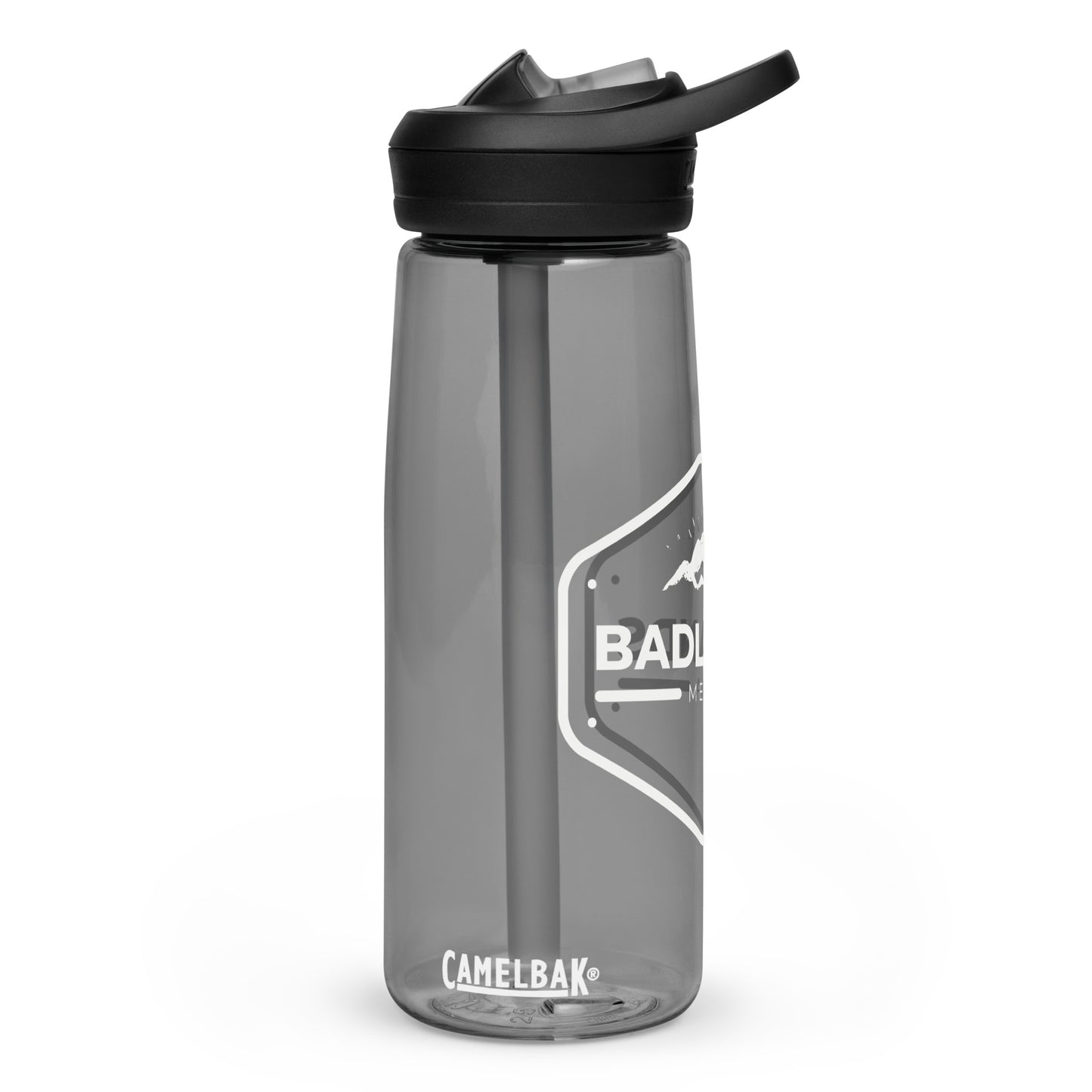 Badlands Sports Water Bottle (white logo)