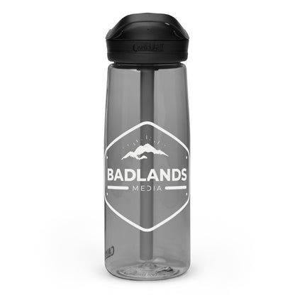 Badlands Sports Water Bottle (white logo)