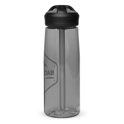 Badlands Sports Water Bottle (red/blk logo)